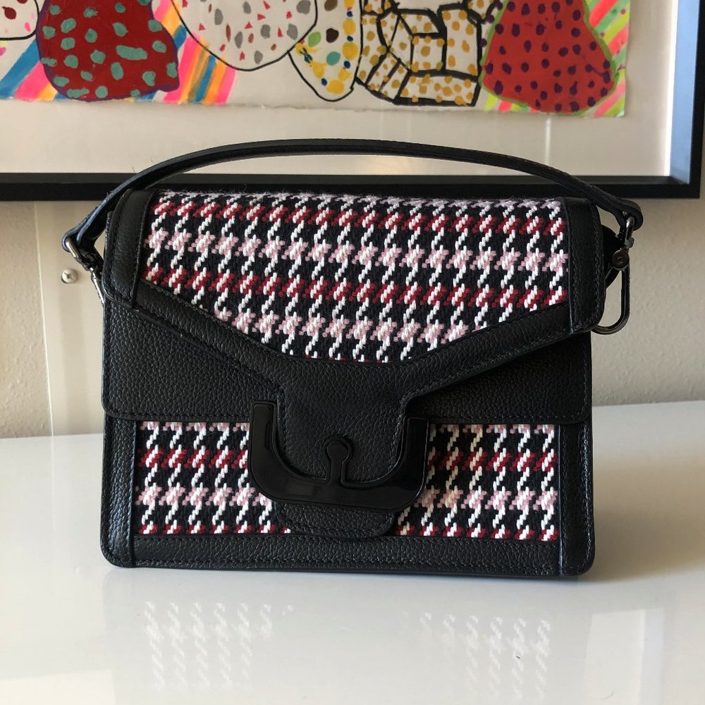 Coccinelle ambrine tumbled leather shoulder bag